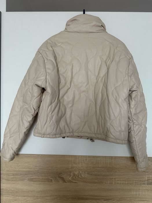 Geaca scurta Zara, piele ecologica, XS