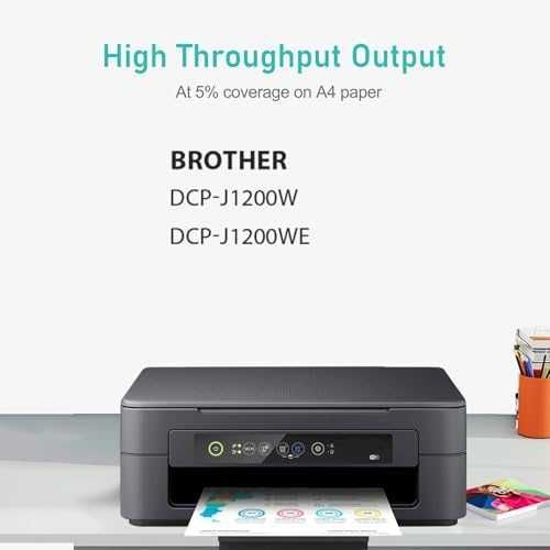 Нови LC424VAL мастилени касети 8 броя за Brother DCP-J1200W принтер тонер мастило печат