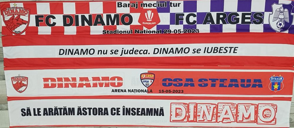 Esarfe Dinamo personalozate de meci