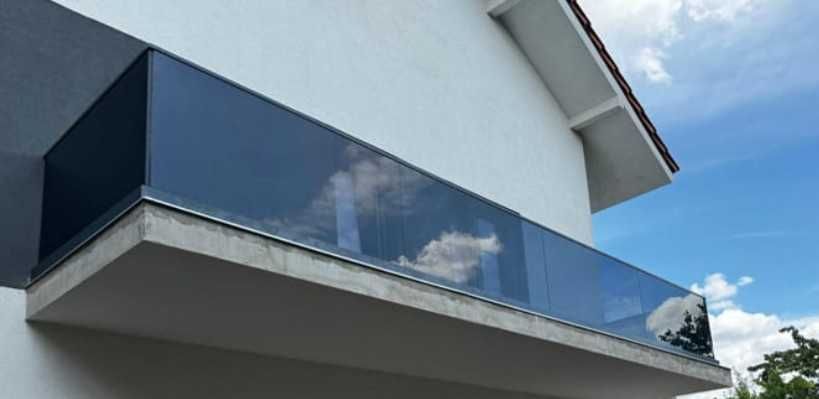balustrada aluminiu,aluminiu+sticla