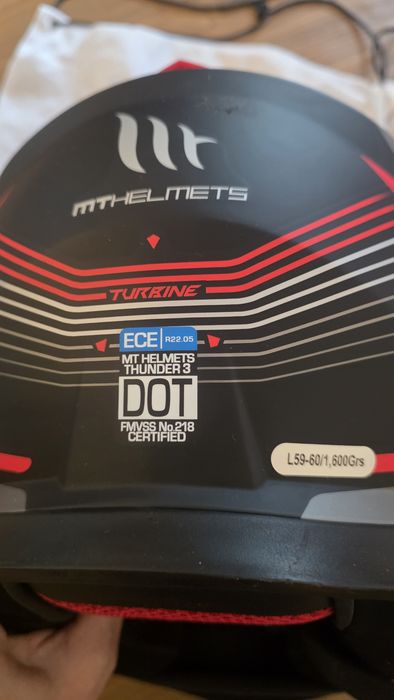 Cască moto MT Helmets Thunder 3 SV Turbine – L 59-60 – stare foarte bună