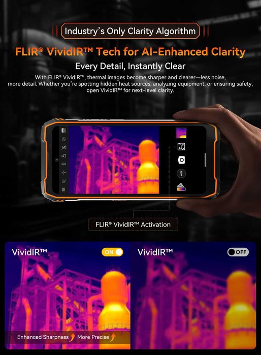 Blackview Xplore 1 Pro 5G 36GB RAM 256GB ROM, Термална камера, с IP68/69 защита