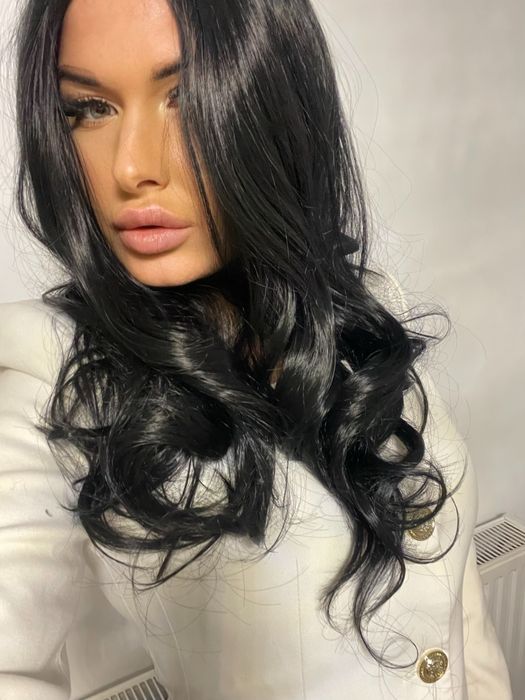 Peruca bruneta onduata