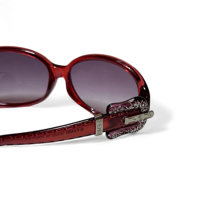 Дамски очила Fendi Buckle Wine Sunglasses
