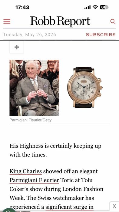 Ceas  Parmigiani Fleurier Toric Chronograph 18k