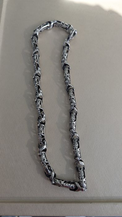 Мъжки сребърен синджир - Уникален