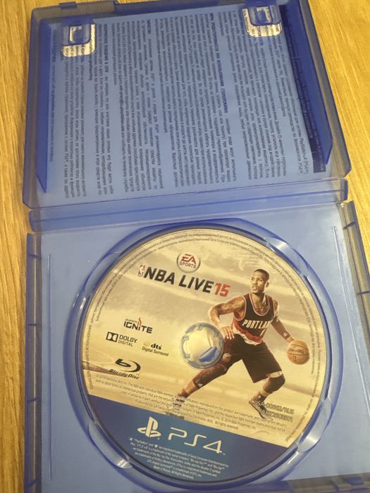 Диск на PS4 NBA Live 15
