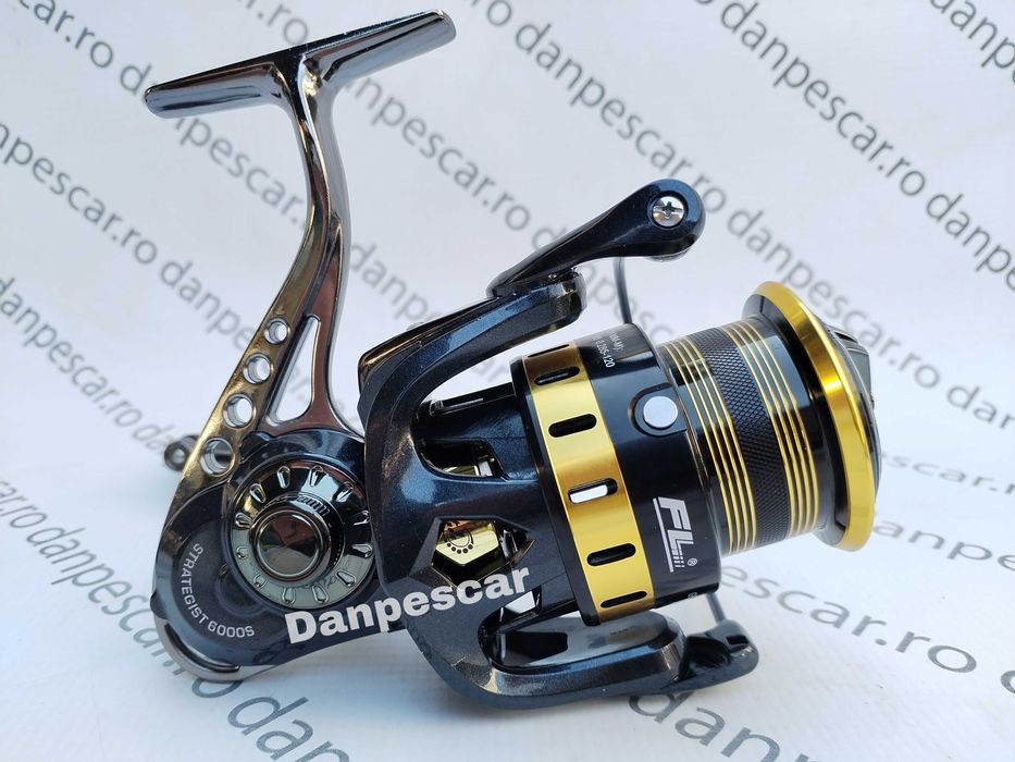 SET 4 Mulinete Feeder PRO FL Strategist RIVER ST 6000S Crap si Somn