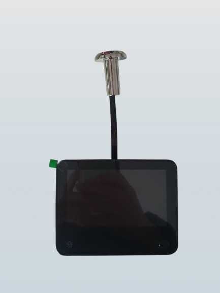 Камера шпионка за врата с вътрешен дисплей и WiFi управление Tuya