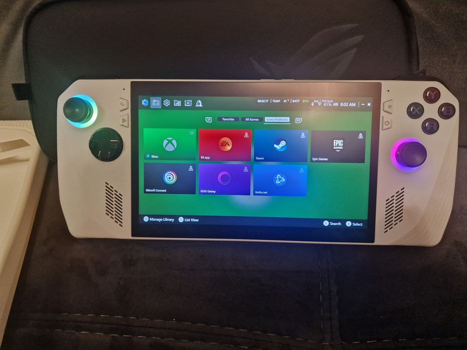 Asus ROG Ally Z1 Extreme 1TB+3 кейса, протектор и докинг стация