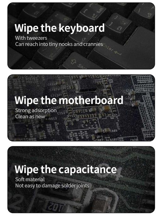 Nano bureti pentru curatarea rezidurilor in electronica flux uleiuri