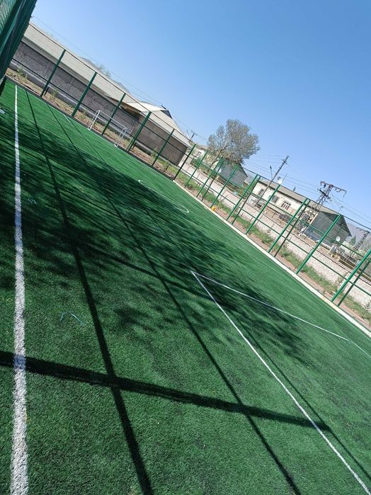 Установка искуственный газон