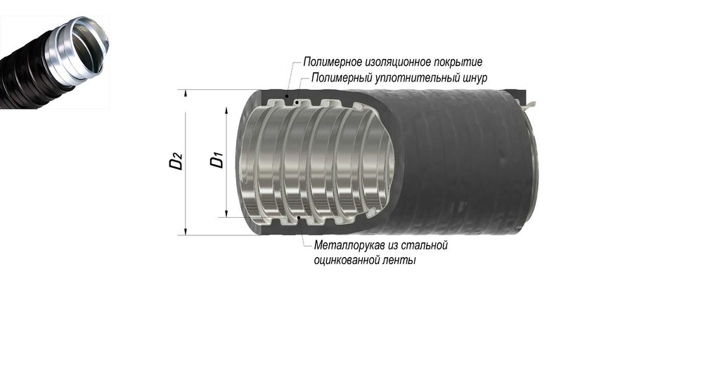 метало рукав  диаметром 32-38 в ПВХ изоляцией с протяжкой.