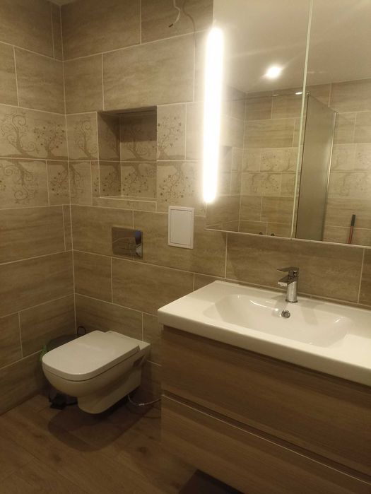 Баня, Тоалетна, Мокро помещение, ВИК, плочки, ламинат