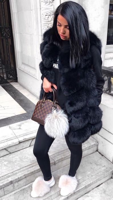 Жилетка песцовая, натуралка