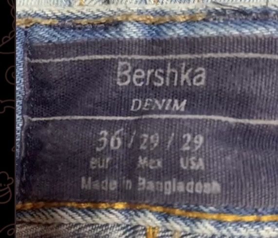 Мужские шорты bershka 36 eвро размер