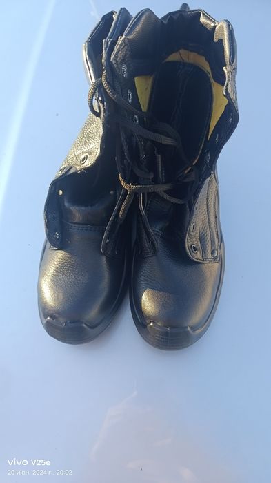 Спец етик Берцы Кожа материал жаксы