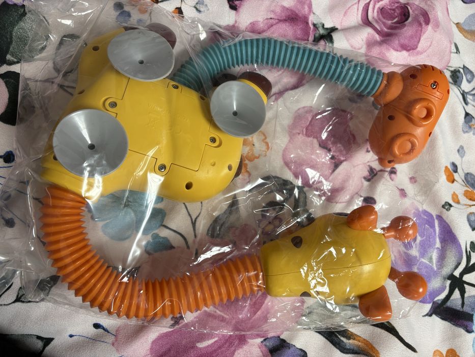 Вана със стойка чиполино + душ за бебе жирафче