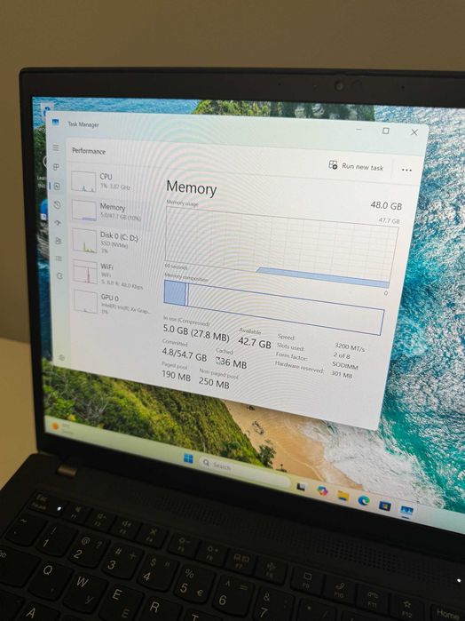 Laptop Lenovo ThinkPad T14 Gen 3 Intel i7, 48GB RAM, 1TB NVMe