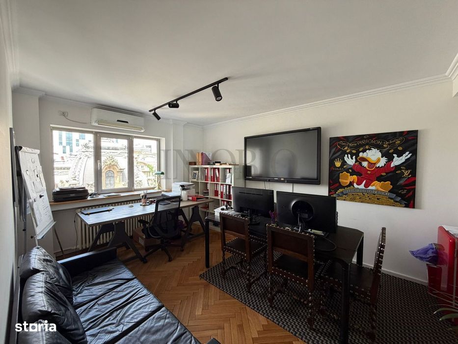 Apartament 3 camere de vânzare | Calea Victoriei | Vedere către Muzeu — fotografia 1