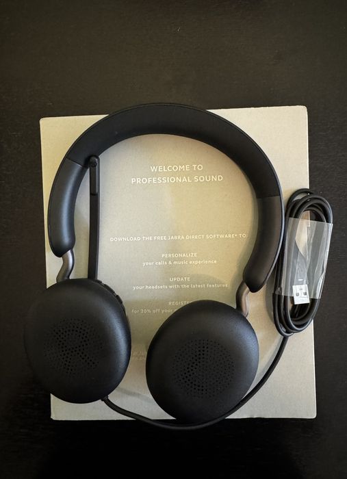 Слушалки с микрофон Jabra Evolve2 40 SE MS Stereo USB A