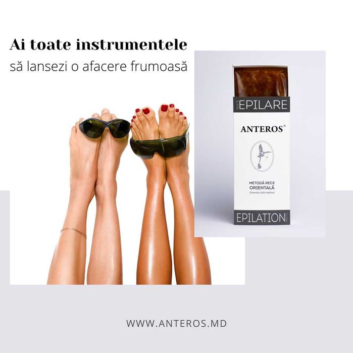 Pasta Epilare Total ANTEROS Soft/Hard Women/Men Pofesionala 49 Lei/buc
