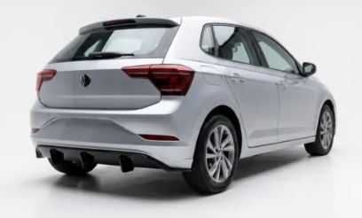 Дифузер за задна броня за Volkswagen Polo 2023+ Blade черен гланц