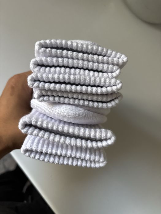 Носки Nike Everyday Cushioned Crew (высокие, белые) 3 пар