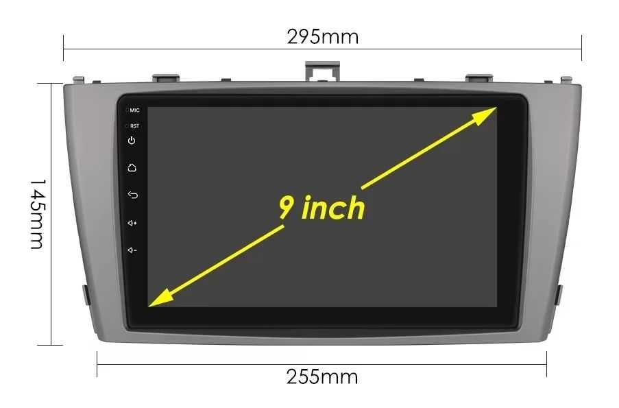Навигация TOYOTA AVENSIS T27 2g/32g за  ТОЙОТА 2009-2012  Android