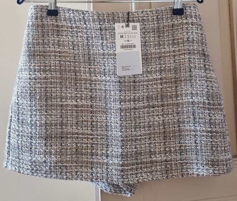 ZARA нови,с етикет гащеризон, пола панталон + къса риза + пола