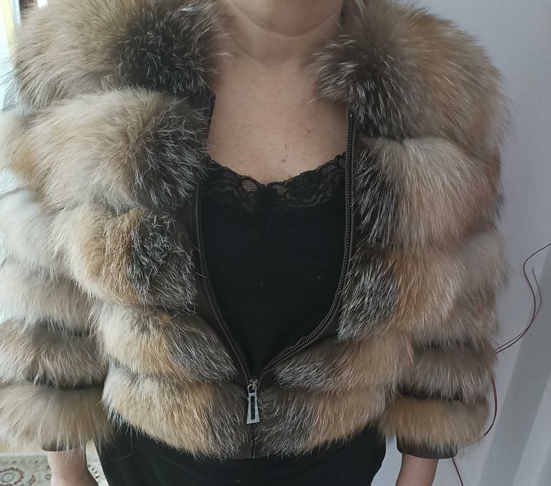 Blana naturala vulpe, S/M