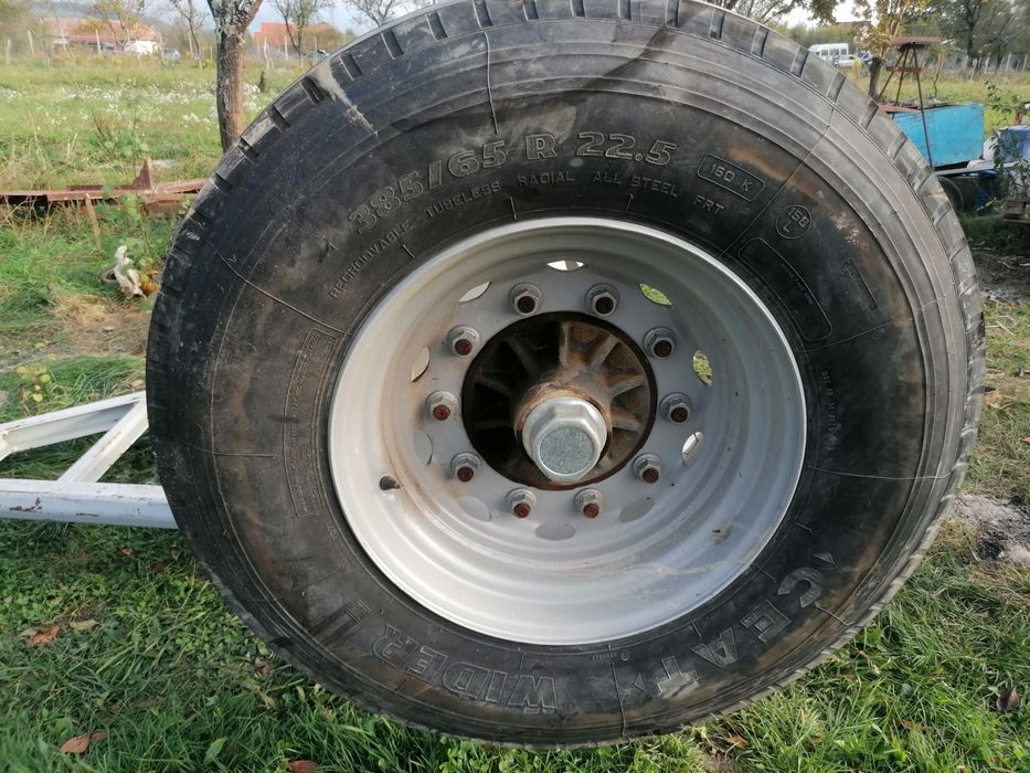 Punți remorcă cu tot cu roti