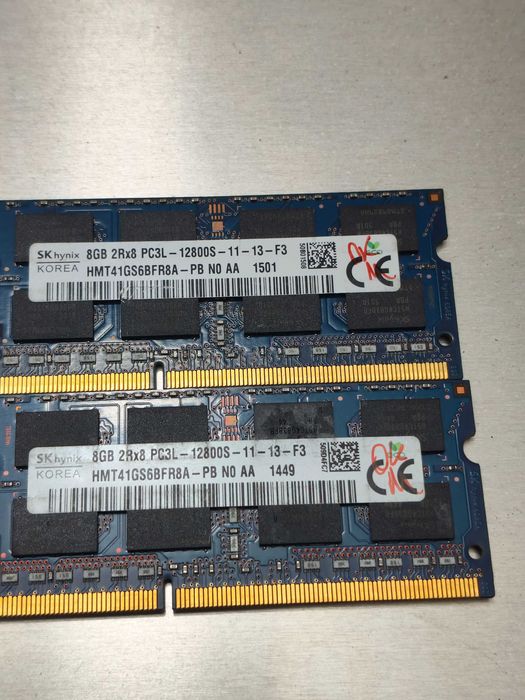 Rami 2x8Gb DDR3L laptop SK Hynix