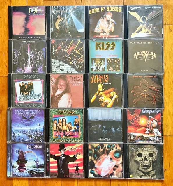 Lot CD rusesti rock&pop: Pink Floyd, Zappa, Jethro Tull, Maiden, Smokie, Wakeman, De Lucia