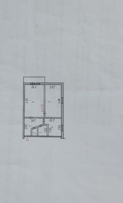 2х комнатная квартира