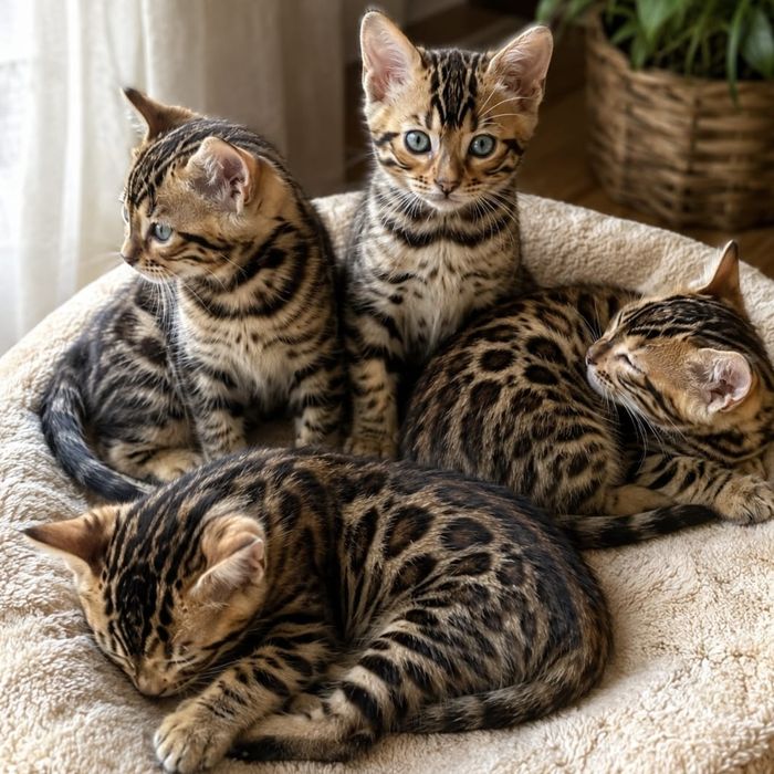 Бенгальские котята