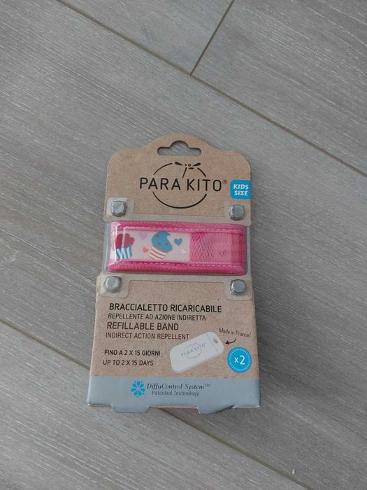Brățări anti-țânțari PARA'KITO pentru Copii - NOI cu 2 rezerve incluse