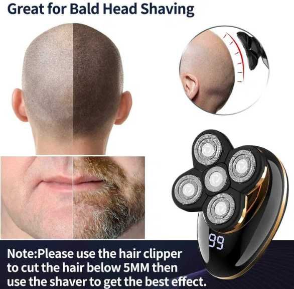 Електрическа самобръсначка VGR, въртящи се остриета