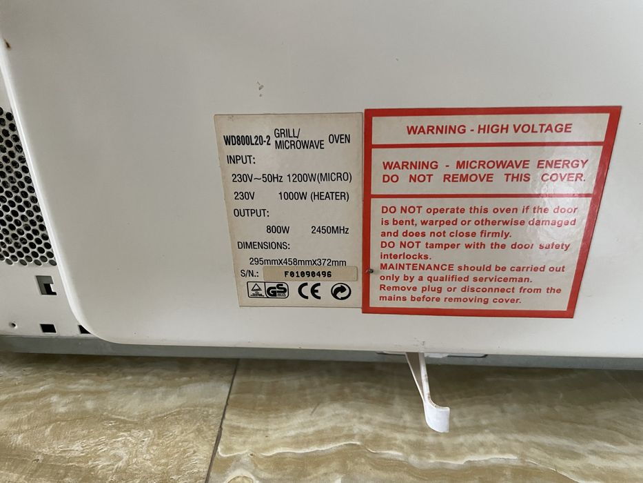 Cuptor cu microunde GALANZ 1200w micro