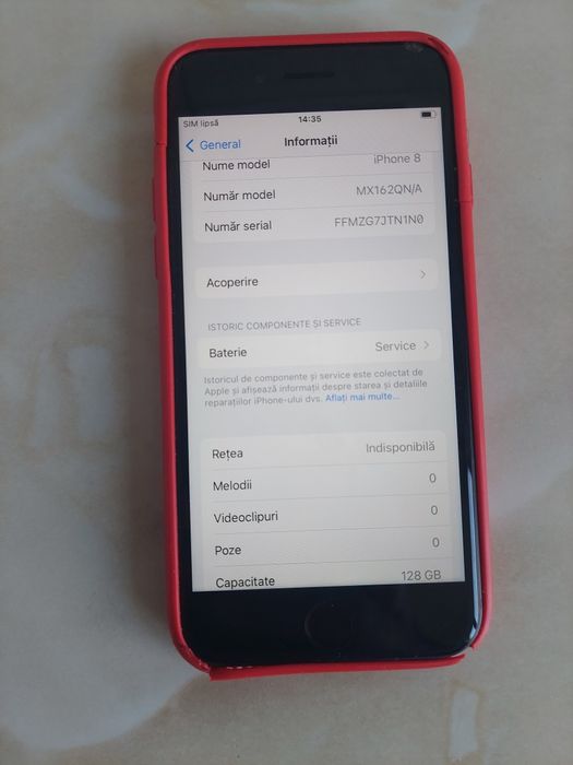Vând Apple iPhone 8 de 128GB, Neverlocked, fără probleme //poze reale
