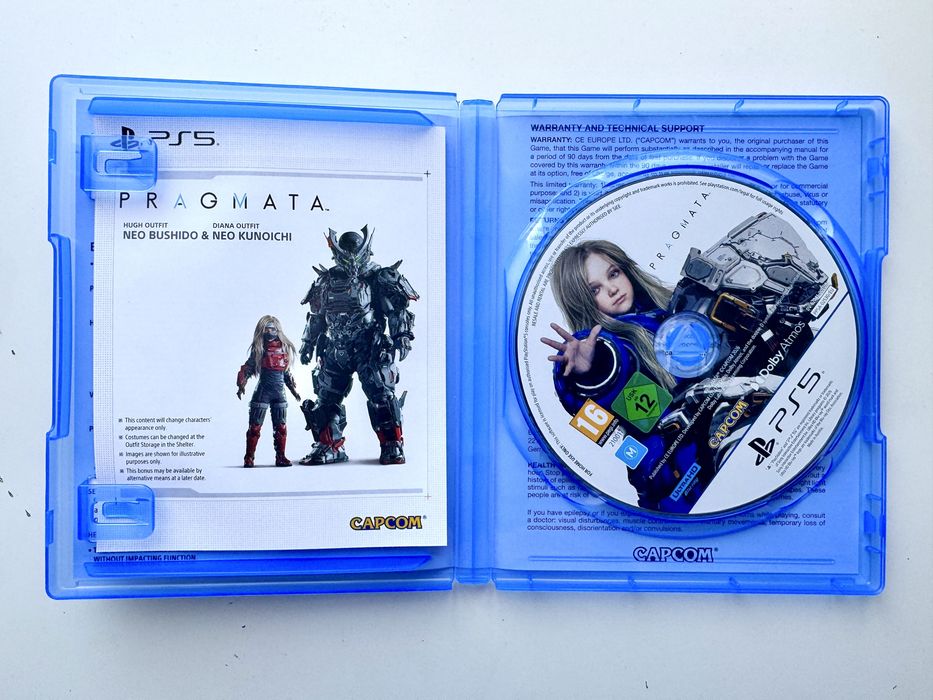 Pragmata. Диск PS5. Игры playstation PS5 PS4