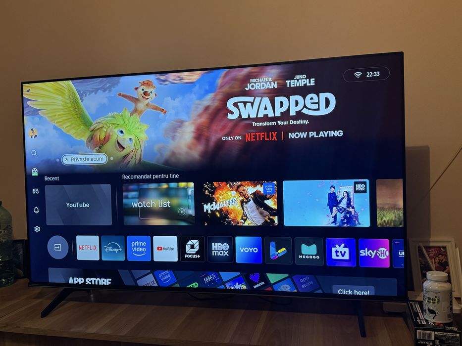Televizor 139 cm Hisense Desgilat pentru proba! Este nou!