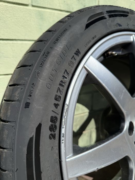 Диски с резиной на бмв е39 р17