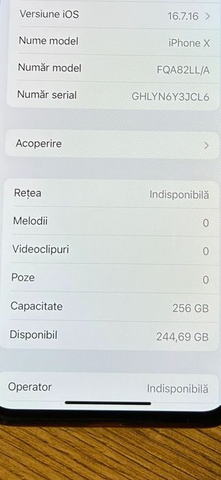Iphone X impecabil !