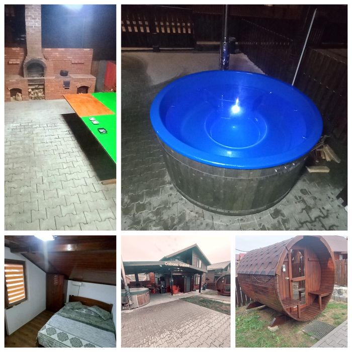 Cabana cu  ciubar hidromasaj/ sauna/Figa