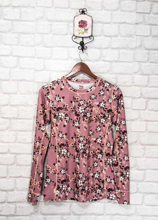 Kari Traa Флорален дамски сет екип за фитнес / тичане / йога размер М