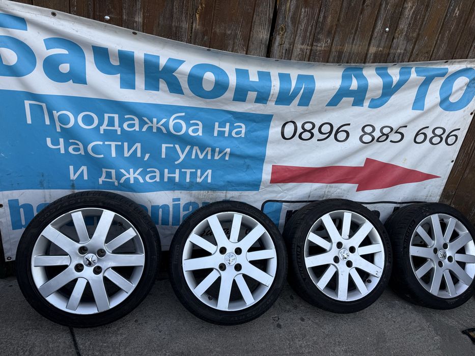 17 4х108 джанти с летни гуми
