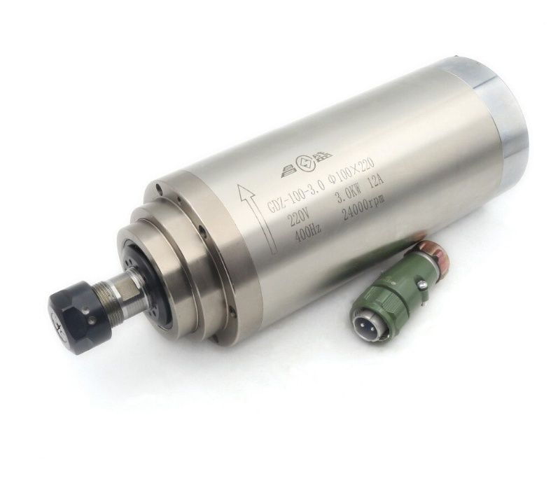 Motor freza/cnc/router 3 kW, 24000 rpm, ER20, racire apa