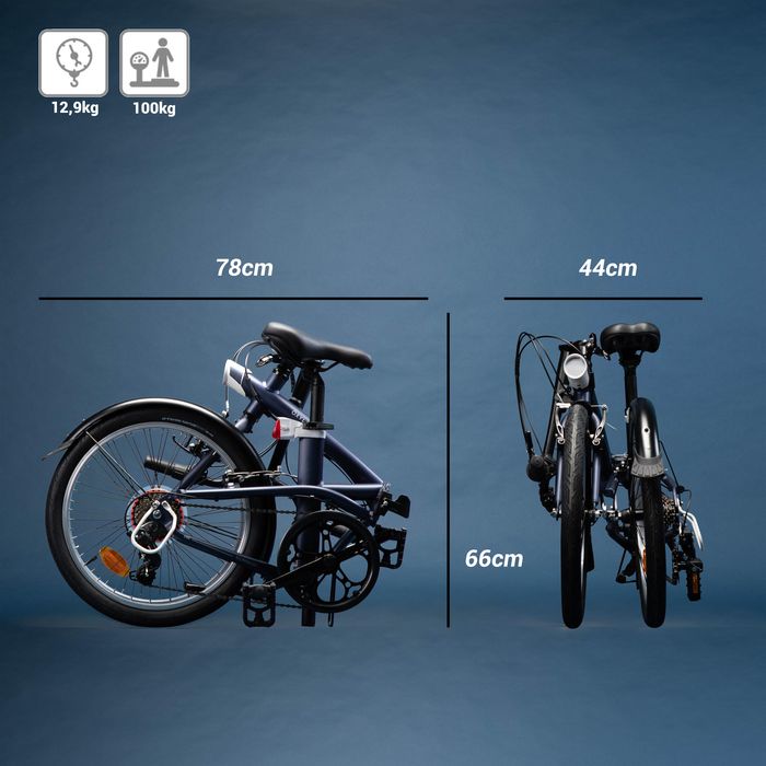 Bicicletă pliabilă Tilt - produs resigilat - (SecondHand) Decathlon