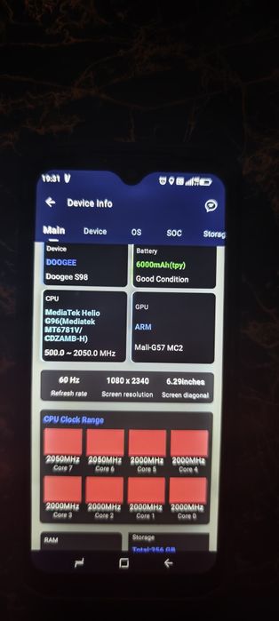 Doogee s98 night vizion